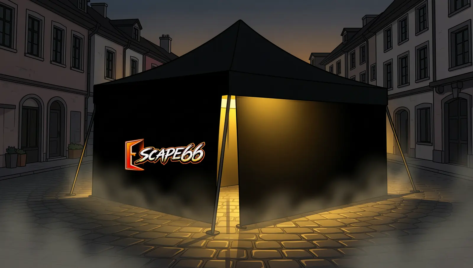 Mobiler Escape Room – 3x3-Pavillon