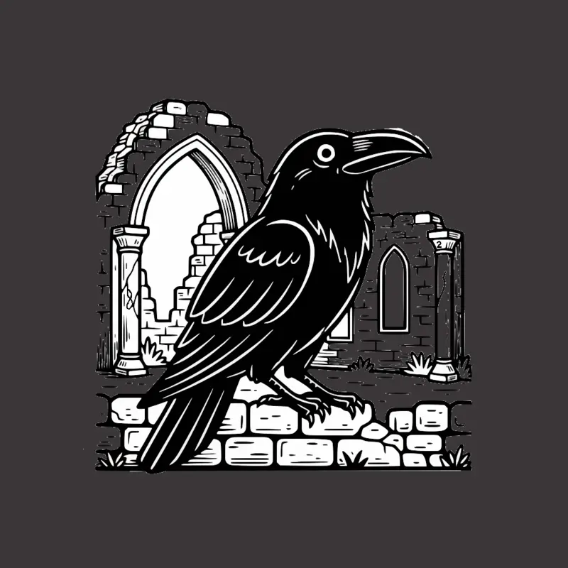 Der Rabe auf der Ruine – Wappen des schwarzen Gunther